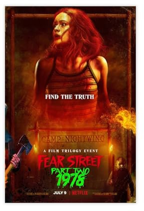 DESHVA Filmposter Fear Street Trilogy, Leinwand-Poster, Schlafzimmer, Dekoration, Sport, Landschaft, Büro, Raumdekoration, Geschenk, ungerahmt, 30 x 45 cm