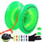 MAGICYOYO K1 Jojos leuchtet im Dunkeln, Profi Responsive JoJo für Kinder, Erwachsene Jo-jos, Anfänger leuchtender Jo-Jo für Mädchen, Jungen Magic Yoyo K1 mit 12 Jo Jo Saiten, grün