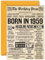 Stuff4 Karten zum 65. Geburtstag für Frauen und Männer – Zeitung „Born 1959“ – Glückwunschkarte zum 65. Geburtstag für Oma, Opa, Nan, Vintage-Retro-Grußkarten aus dem Jahr 1959, A5, 65. Bday-Grußkarte