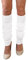 NuJake Leg Warmers In Assorted Colours 1980s Luxurious Girls Cosplay Legwarmer (White)