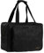 Werkzeugtasche aus 16oz gewachstem Canvas – Robuste Tool Organizer Bag mit 2 Reißverschlussfächern & großer Ladefläche -Schwarz - für Gärtner, Handwerker & Elektriker (39x19x29cm)