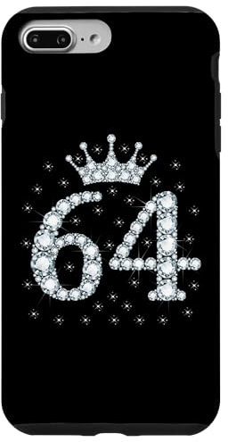 iPhone 7 Plus/8 Plus 64 Crown 64 Years Old Happy 64th Birthday Girl Women Case