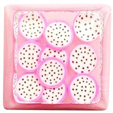 Tastatur-Set Crystal Jelly Keycaps - Frucht Schlüsselanhänger | Frucht Schlüsselanhänger Obstdesign, kreative Tasten verbessern Sie Ihre Erfahrung