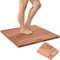 NEPHRA Badematte Holz | Duschmatte rutschfest | Outdoor Gartendusche Bodenplatte | Bodenrost Außen | Badewannenabdeckung Holz | Holzrost Dusche | Multifunktion Badewannenbrett(40x45cm/16x18in)