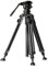 SMALLRIG Tripod de Video Resistente AD-50Pro, Trípode Liviano de Fibra de Carbono con Ajuste de Altura de Un Solo Paso FreeSpeed, Cabezal Fluido, Placa QR de Modo Dual, Columna Central - 4420