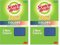 Scotch-Brite Dobie Cleaning Pad, Multipurpose Scour Pads for Kitchen, Bathroom and Household, 3 scouring pads/Assorted (Blue, Green, Red) (Pack of 2)