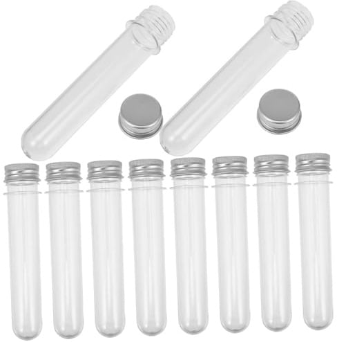 MERRYHAPY 10pcs Multi-function Candy Containers Lids Plastic Tubes for Juice Bottles