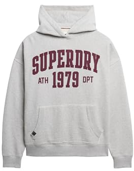 Superdry Damen Athletic Essentials Kapuzenpullover lockere Passform