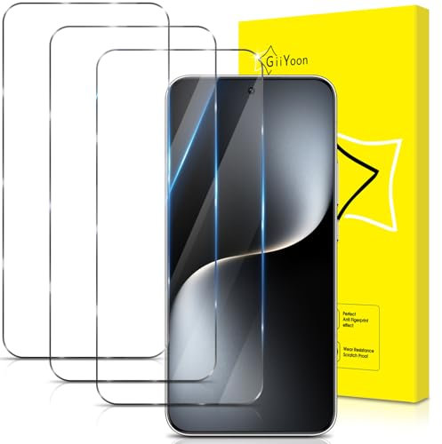 GiiYoon-3 PACK Screen Protector for Honor Magic 7 Tempered Glass [HD Full Coverage] [Easy Installation] [Round Edge] [Scratch Resistant] [9H Hardness]