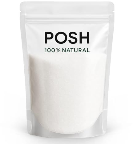 POSH Erythrit 1 kg - Kalorienfreier Zuckerersatz mit Rieselfähigem Granulat - Zahnfreundlich, Kohlenhydratarm, für Keto & Low Carb - 100% Erythritol ohne Zusatzstoffe, Vegan und Glutenfrei