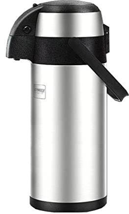 Thermal Insulation Kettle, Stainless Steel Coffee Carafe, Portable Double-Wall Vacuum Insulated Water Bottle for Travel, 24 Hour Heat Retention
