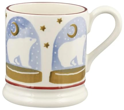 Emma Bridgewater Polar Bear Snow Globe 1/2 Pint Mug