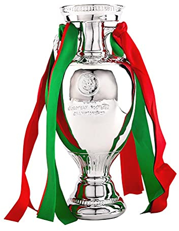 Trofeo Coppa per vincitori europei Trofei con banda 1:1 modello per European Football Trophy 2020 Champion Trophy oggetti modellini collezione Souvenir