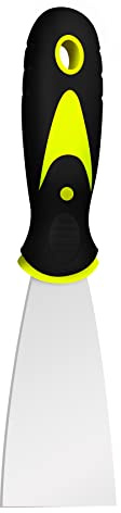 DEKEones Putty Knife Scrapers, 1.5 Inch Spackle Knife, Metal Scraper Tool for Drywall Finishing, Plaster Scraping, Decals, and Wallpaper