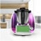 Deko Schutz Aufkleber kompatibel mit Küchenmaschine Thermomix TM6 Design Sticker Klebefolie Zubehör Küchengerät wasserfest selbstklebend RX042 (07 Laserstrahlen)