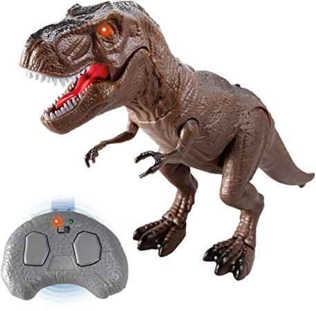 WILD PREDATORS - T Rex Tyrannosaurus Rex | Dinosaure Telecommandé Enfant | Dinosaure Jouet Jeu Enfant 3 Ans Ou Plus | Jouet Dinosaure Radiocontrol | 28 CM
