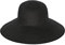 PIECES Women's Pcbonito Straw Hat Sww, Black, One Size Fits All
