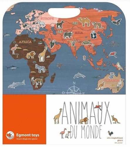 Egmont Toys 630671 Magnet-Spiel Wildtiere der Welt XXL