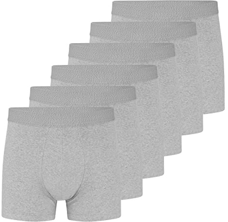 Almonu Herren Retro-Pants/Boxershorts 3er oder 6er Spar-Pack - Baumwolle Unterhosen ohne störendes Etikett und Webgummibund - Organic Cotton (GOTS)