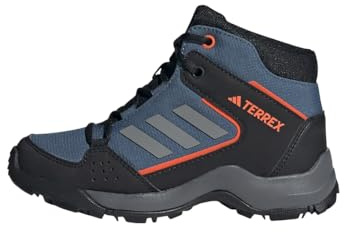 Adidas Unisex Kinder Terrex Hyperhiker Mid Hiking Shoes, Wonder Steel/Grey/Impact Orange, 31 EU