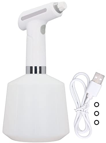 BORDSTRACT Pulverizador De Jardín, Botella De Spray Para Plantas Eléctricas 3.7v, Botella De Spray Para Plantas De Interior Y Exterior, Indicador Batería USB Ajustable Para Riego Jardines, Limpi(1.5L)