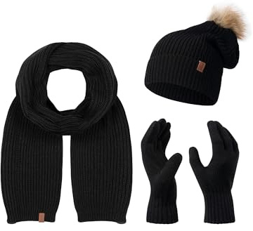 Rock Creek Winter Mütze Schal Handschuh-Set M78
