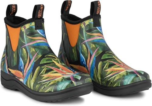 Green Comfort Gummistiefel Damen Halbhoch 40 | Wasserdicht Gummistiefel Damen Kurz für Outdoor und Garten