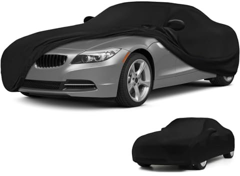 JUDANNA Autoabdeckung Indoor für BMW Z4 2009-2025, Elastisches Innenbereich Auto Abdeckplane Autoplane Indoorgarage Autoschutzhülle Staubdichtes Atmungsaktiv
