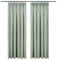 Blumtal Verdunklungsvorhänge Kräuselband 140x145 cm im 2er Set - Oeko-TEX zertifizierte Vorhänge Blickdicht - Thermovorhang Hitzeschutz - Blackout Vorhang- Thermovorhang Kräuselband waschbar in Grün