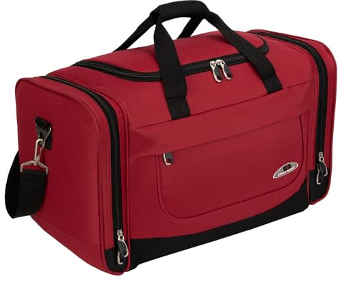 EAAKIE Sporttasche, Reisetasche und Fitnesstasche für Damen und Herren- Tainingstasche, Gym Bag (RED)