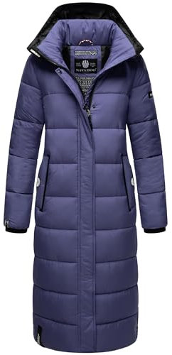Navahoo Damen Wintermantel Isalie Blue Violet Gr. M