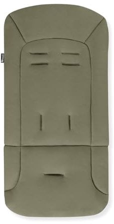 hauck Universal Sitzauflage für Buggys, Kinderwagen & Fahrradanhängern aus Atmungsaktiver, Weicher Baumwolle, Einfache Befestigung, für Sommer & Winter (Pushchair Seat Liner, Olive)