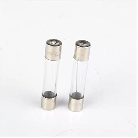 RFXOGTYFZ Fusible 10 pièces 5x20mm 6x30mm Tube De Verre Fusible 0.2A 0.5A 1A 2A 3A 4A 5A 6A 7A 8A 10A 12A 15A 20A Verre Fusible Rapide(7A)