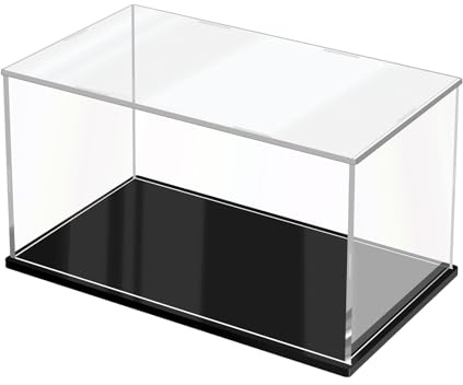 JUJOMAT Acryl Vitrine Schaukasten Transparente Vitrine Acryl für Action-Figuren Spielzeug Sammlerstücke 40*30*30cm