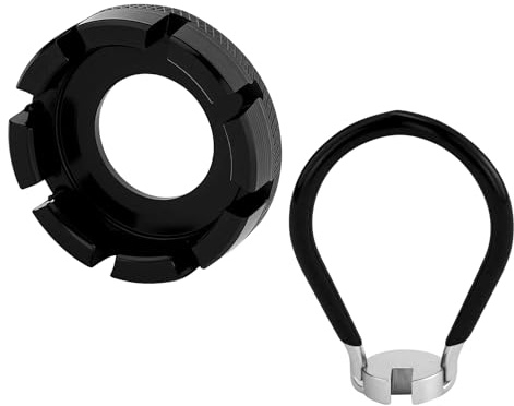 2 Pièces Clé à Rayons de Vélo,Tendeur de Rayons de Vélo,Outil de Rayon de Tendeur de Mamelon de Vélo- Clé à molette pour vélo,Noir