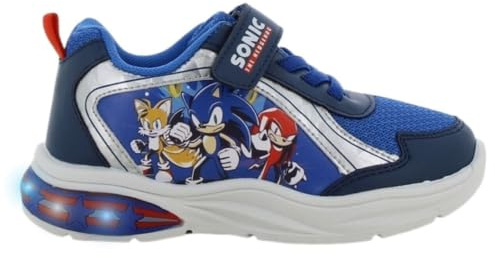 Leomil Sonic Schuhe Blinkschuhe Kinder Jungen 29, Ideal for Schule und Freizeit, Blau