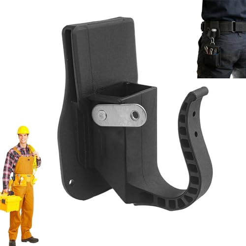 Scaffold Hook for Tool Belt, Drill Clip Wrench Holder Holster, 14x10cm Multi-Hole Extension for Work Belts, Jobsite Repair, Tool Organization