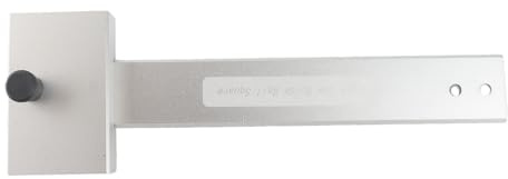 Mavaol Track Saw Square Tool Lega di alluminio 90 gradi ad angolo retto Goniometro per binari di guida per progetti di taglio