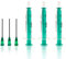 3 Stück Spritzen-Set 2ml mit stumpfer Nadel. Einwegspritzen, Dosierspritze aus Plastik. Ideal für feine Dosierungen, Hobby, Handwerk, Haustiere. Zur Präzisionsanwendung von Flüssigkeiten.
