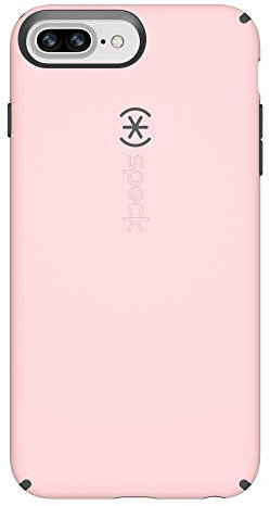 Speck Sleek Dual-Layer Protective CandyShell Cover Case for iPhone 6 Plus/6s Plus/7 Plus/8 Plus, Quartz Pink/Slate Grey