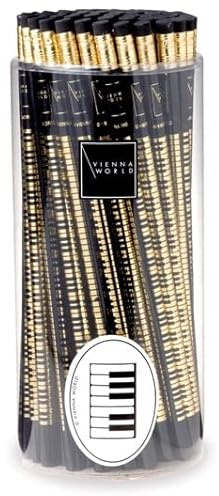 Vienna World Pencil Keyboard black (1 pc)-STATIONERY KIT