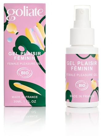 GOLIATE Heißes/kaltes Klitoris-Orgasmusgel - 7. Himmels-Effekt - Weibliches Vergnügen - Orgasmus - Ethisch, pflanzlich, vegan und mit Kondomen kompatibel 30 ML