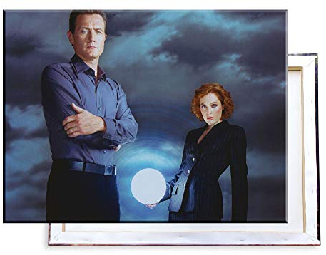 Unified Distribution Akte X - 80x60 cm Kunstdruck auf Leinwand • erstklassige Druckqualität • Dekoration • Wandbild