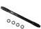 VOANZO Adattatore per spiedino di conversione in Lega di Alluminio Nero 12mm Assale Anteriore a 9mm QR Adattatore mozzo Perno Passante per Mountain Bike 148mm