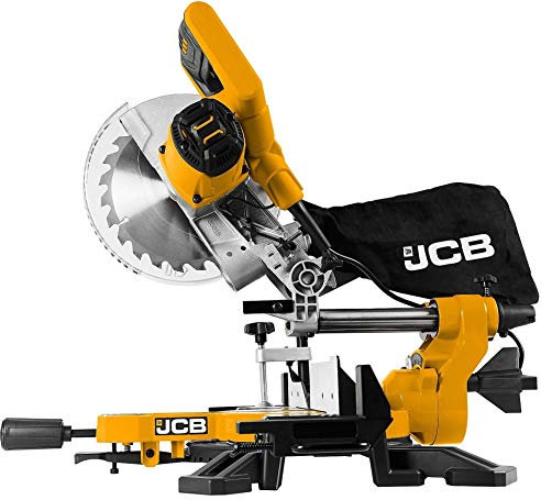 JCB 1500W 240V 210mm Sliding Corded Mitre Saw JCB-MS210-SB