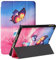 MadBee Tablet Coque pour iPad 8/7/6/5 (iPad 9.7, iPad 9.7 Pro), PU Cuir Flip Housse Étui Support Coque de Tablet, Léger Housse Tablette Cover [Sommeil/Réveil Automatique] (Papillon)