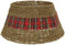 Weihnachtsbaumdecke aus Seegras 57x28cm für Bäume bis 180cm Rattan Korb Christbaumdecke Natur braun
