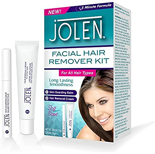 Jolen Gesichtshaarentferner Creme für das Gesicht - Haarentferner für Frauen