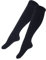 Sockenhimmel Kniestrümpfe 6 Paar Damen Thermo Winterstrümpfe lange Strümpfe mit Innenfrottee warme Ski-Strümpfe Uni Schwarz o. Mehrfarbig Größe 35-42 (35-38, 6 x Uni Schwarz)