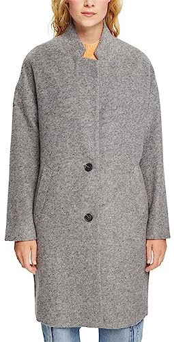 ESPRIT Damen 082ee1g336 Jacke, Medium Grey, M EU